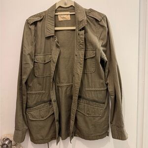 Velvet Olive Green Jacket